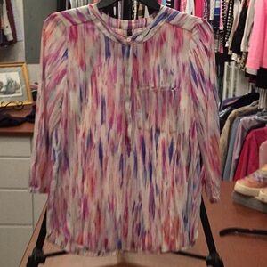 NJD Designer blouse. Light weight. Multi color Size XS like new